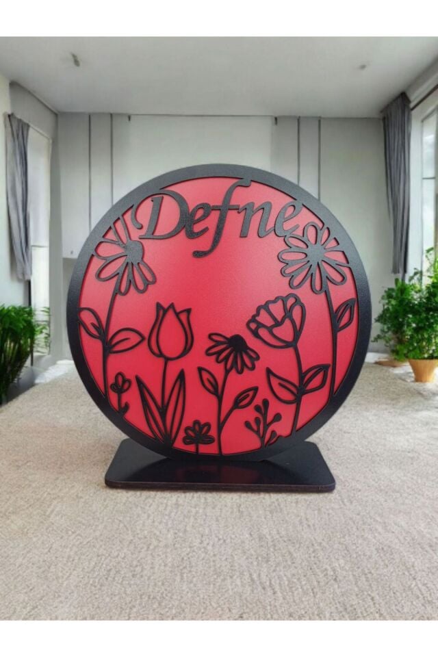 Kişiye Özel 3d Bebekler Için Isimli Ayaklı Pano