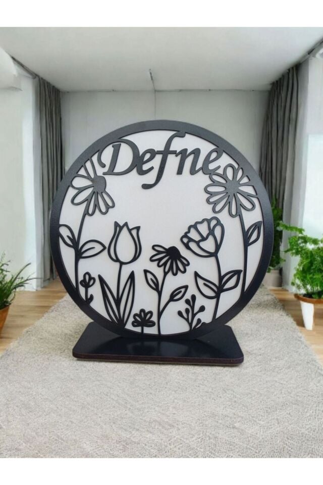 Kişiye Özel 3d Bebekler Için Isimli Ayaklı Pano