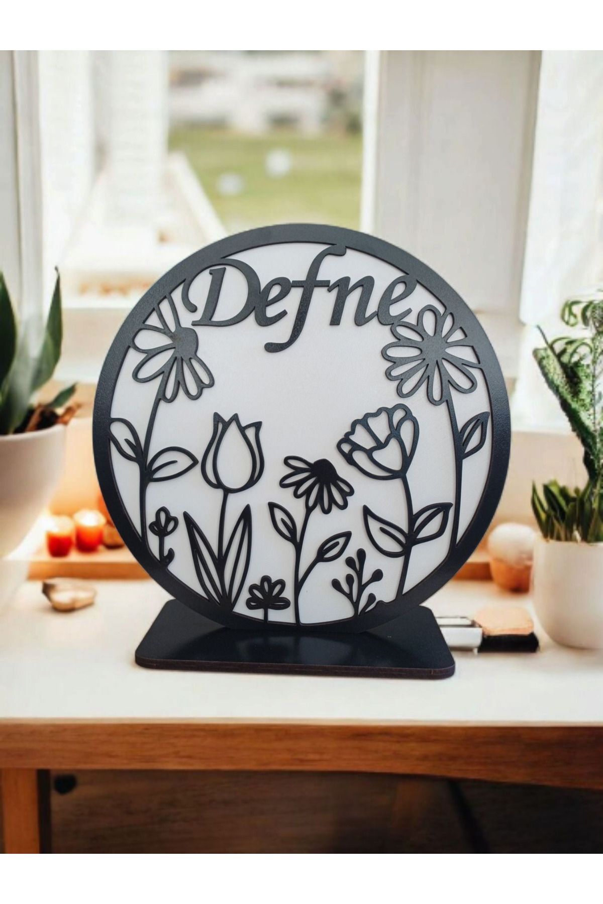 Kişiye Özel 3d Bebekler Için Isimli Ayaklı Pano