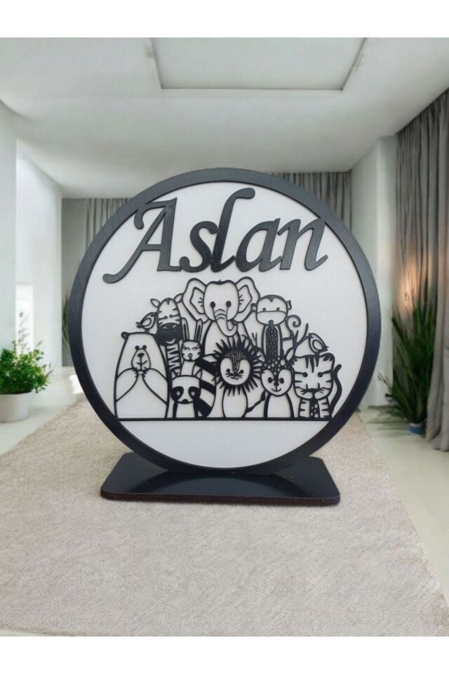 Kişiye Özel 3d Bebekler Için Isimli Ayaklı Pano