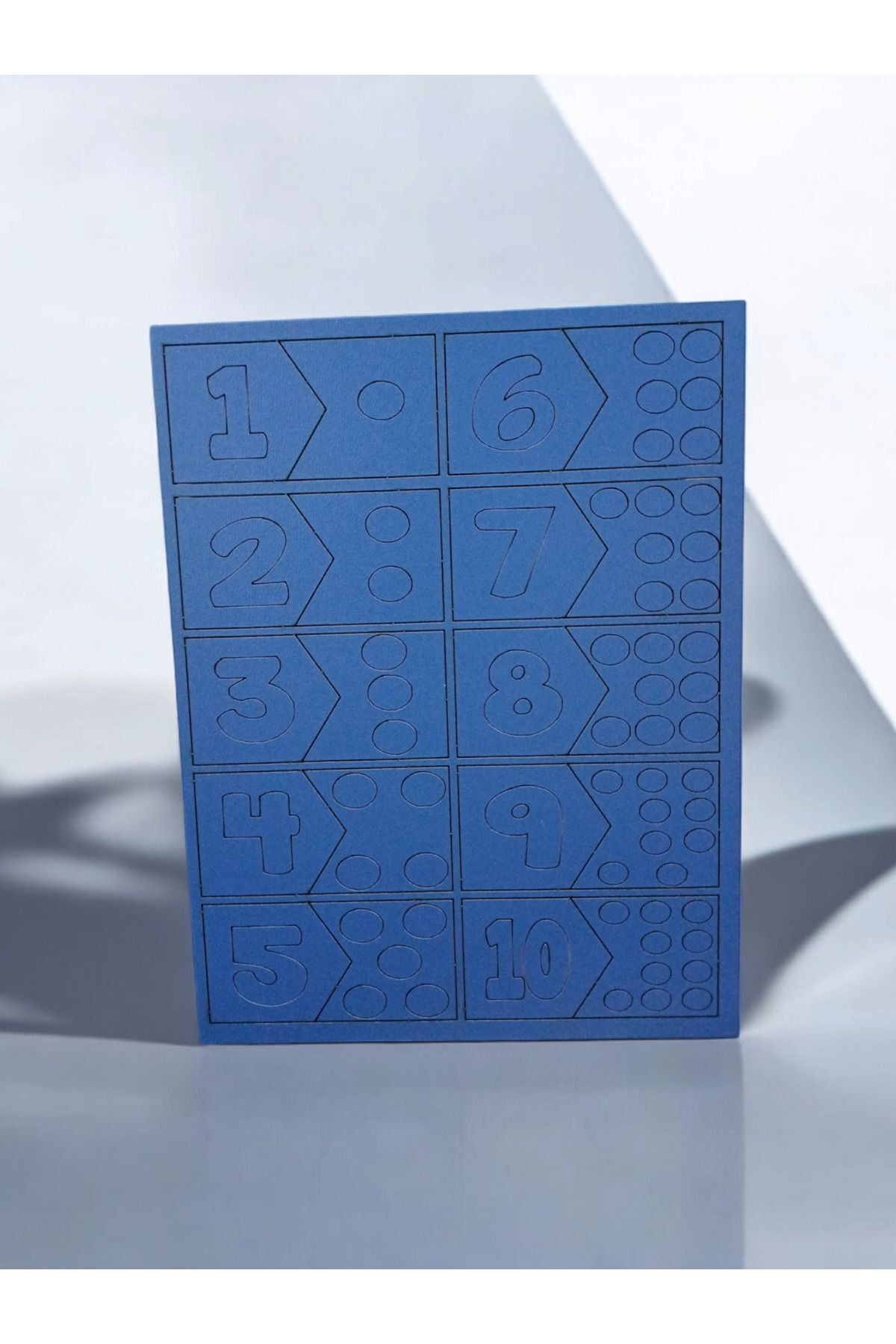 Ahşap Sayılar Puzzle Seti