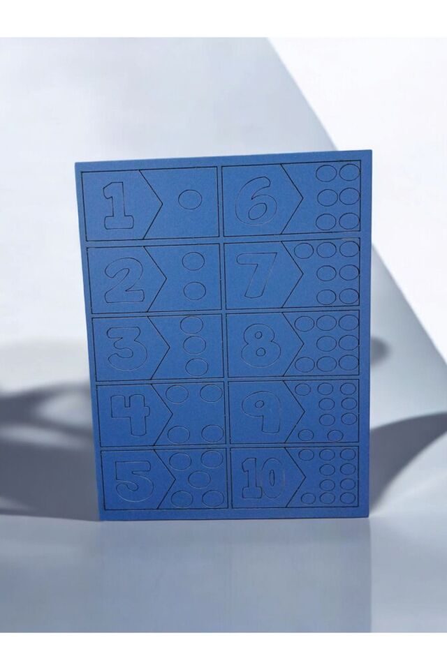 Ahşap Sayılar Puzzle Seti