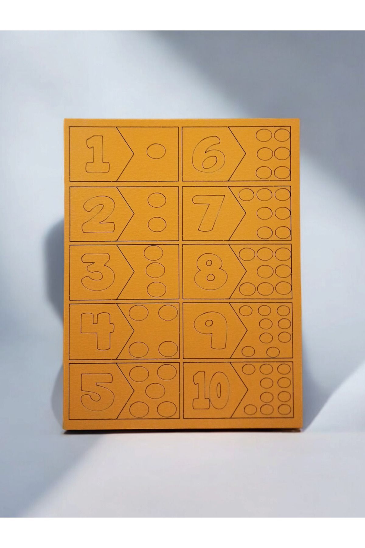 Ahşap Sayılar Puzzle Seti