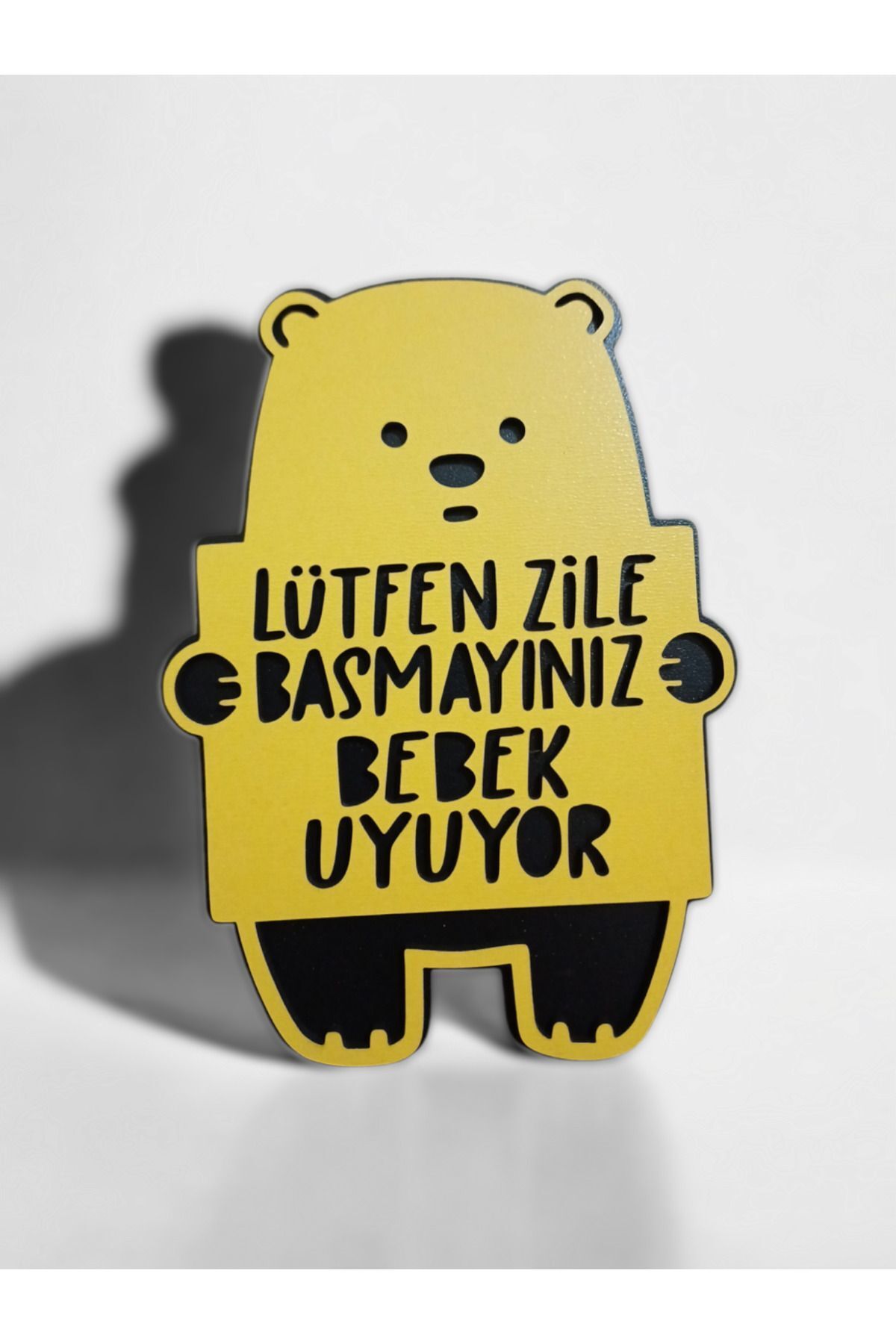 Bebeğim Uyuyor Zile Basmayın YazılıvKapı Süsü