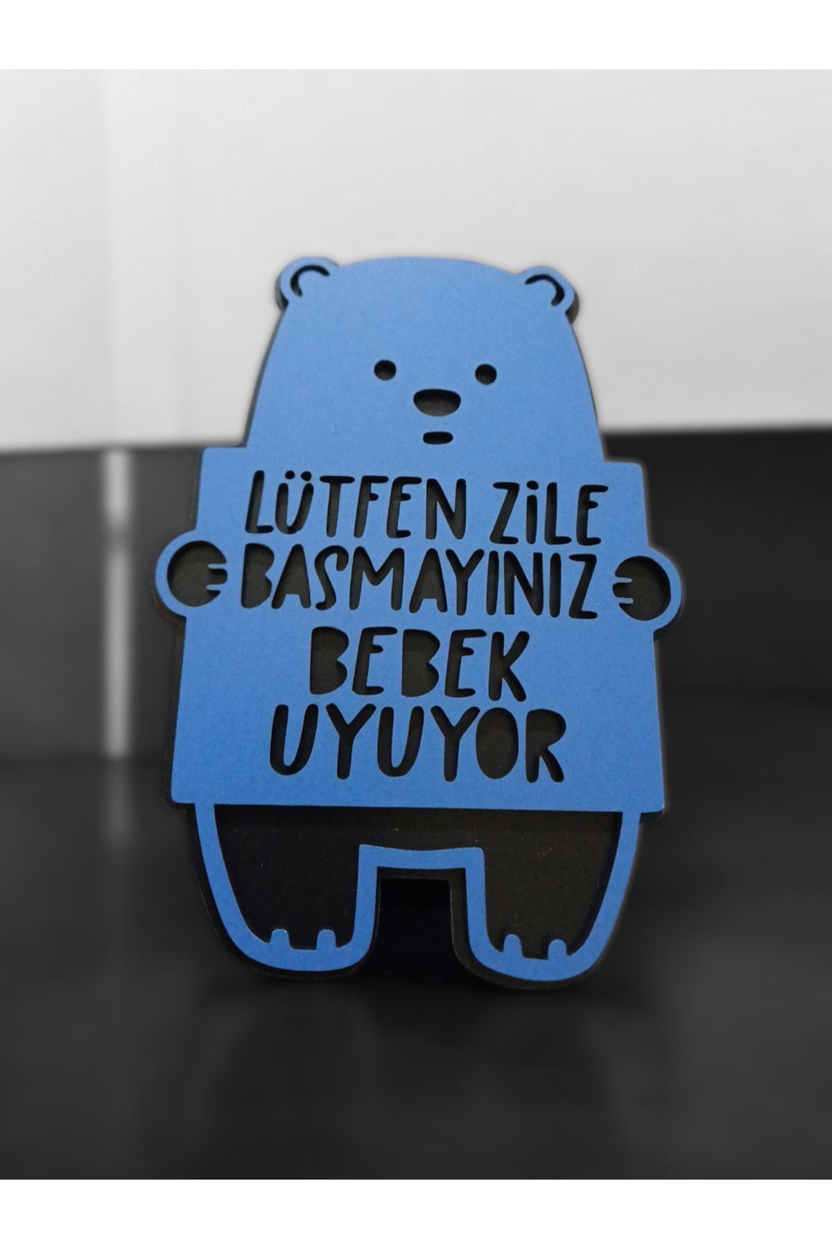 Bebeğim Uyuyor Zile Basmayın YazılıvKapı Süsü