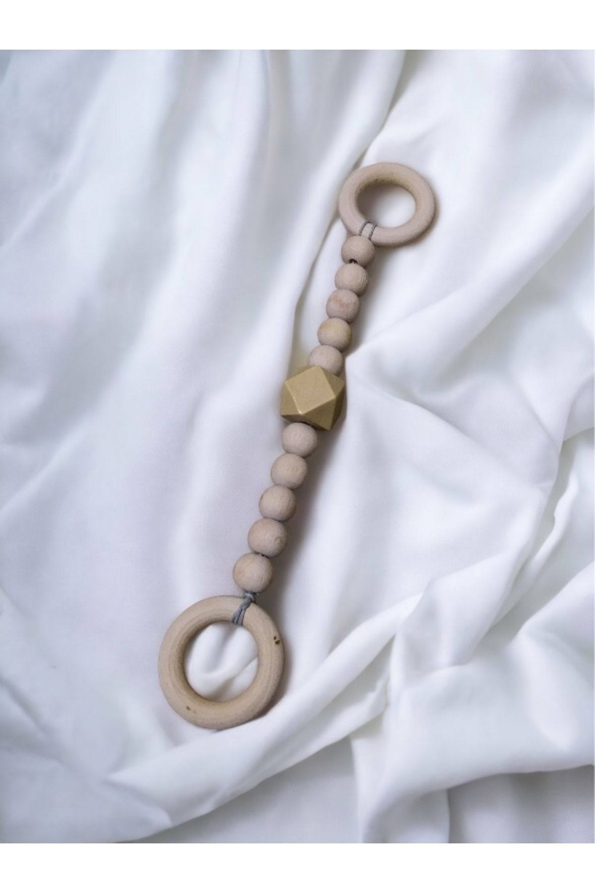 Doğal Ahşap Bebek Diş Kaşıyıcısı ( Doğal Ahşap )