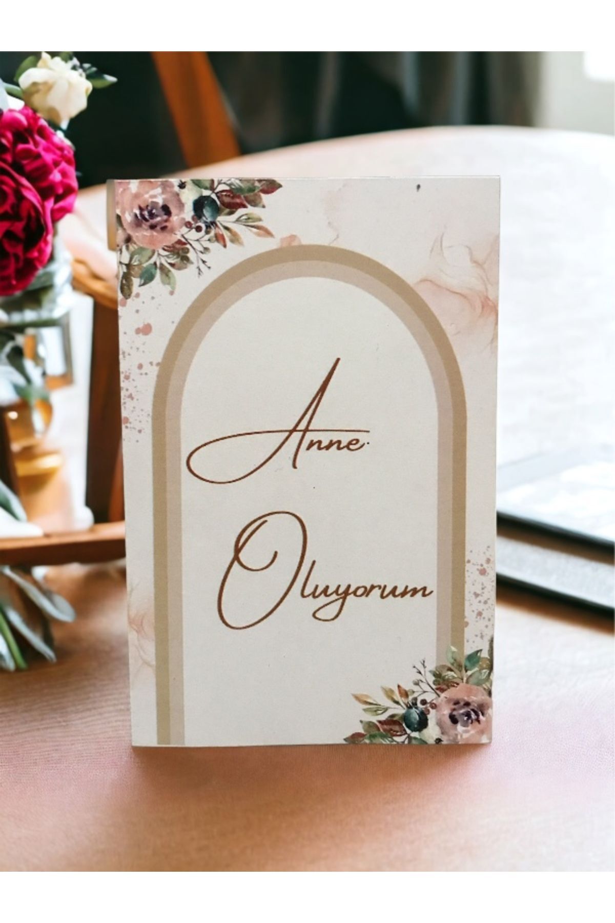 Anne Oluyorum Müjde Anı Kartı - Hamile Anı Kartı