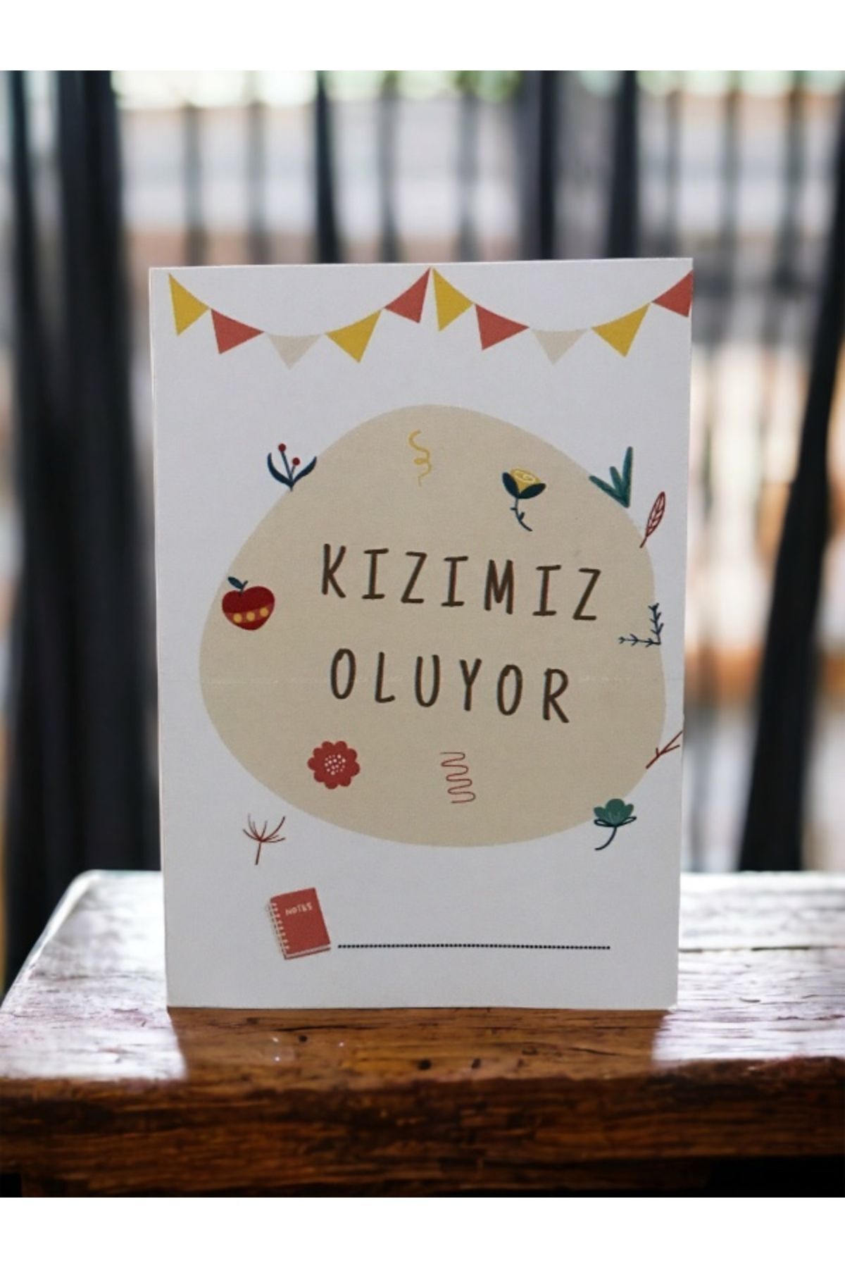 Kızımız Oluyor Müjde Anı Kartı - Hamile Anı Kartı