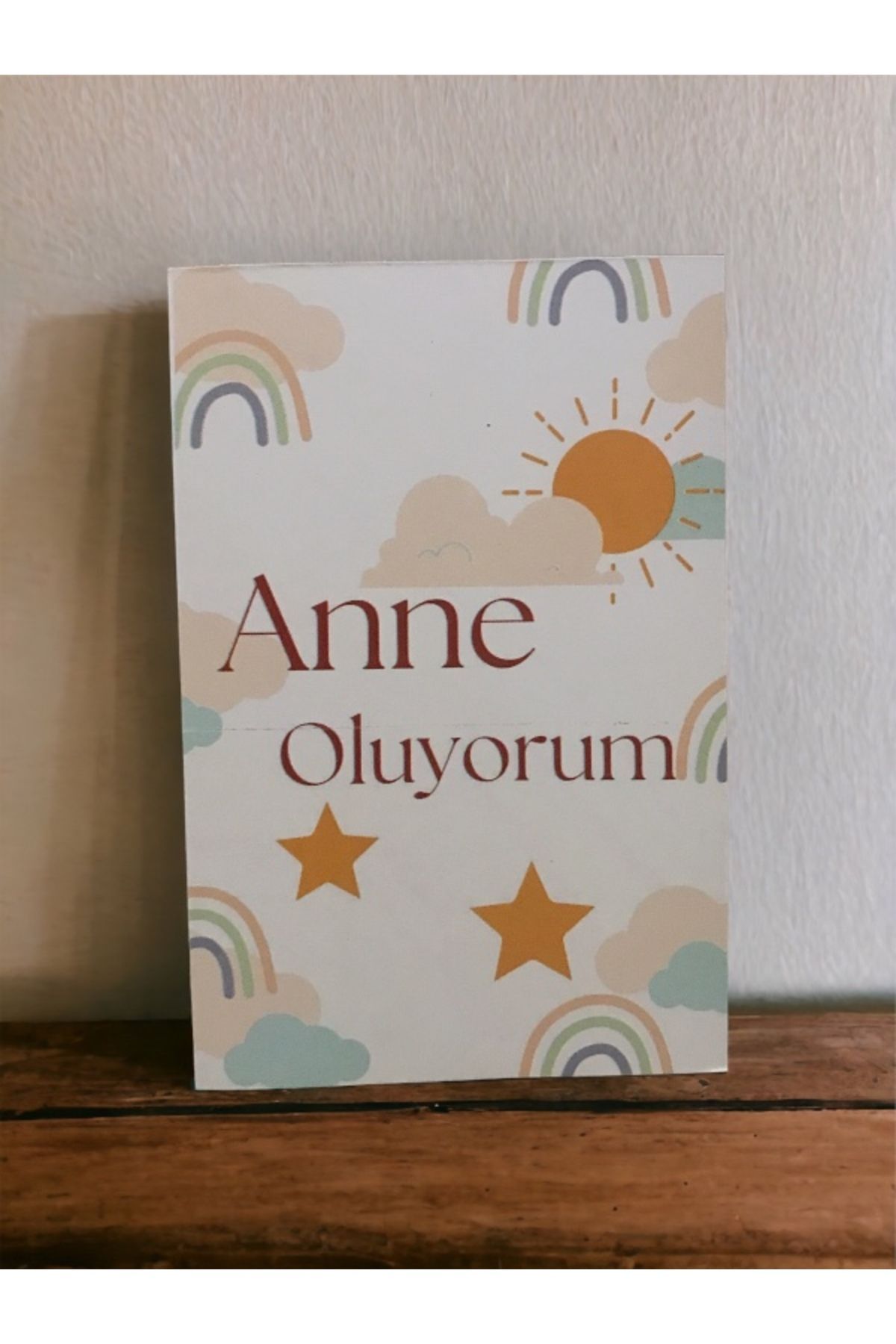 Anne Oluyorum Müjde Anı Kartı - Hamile Anı Kartı