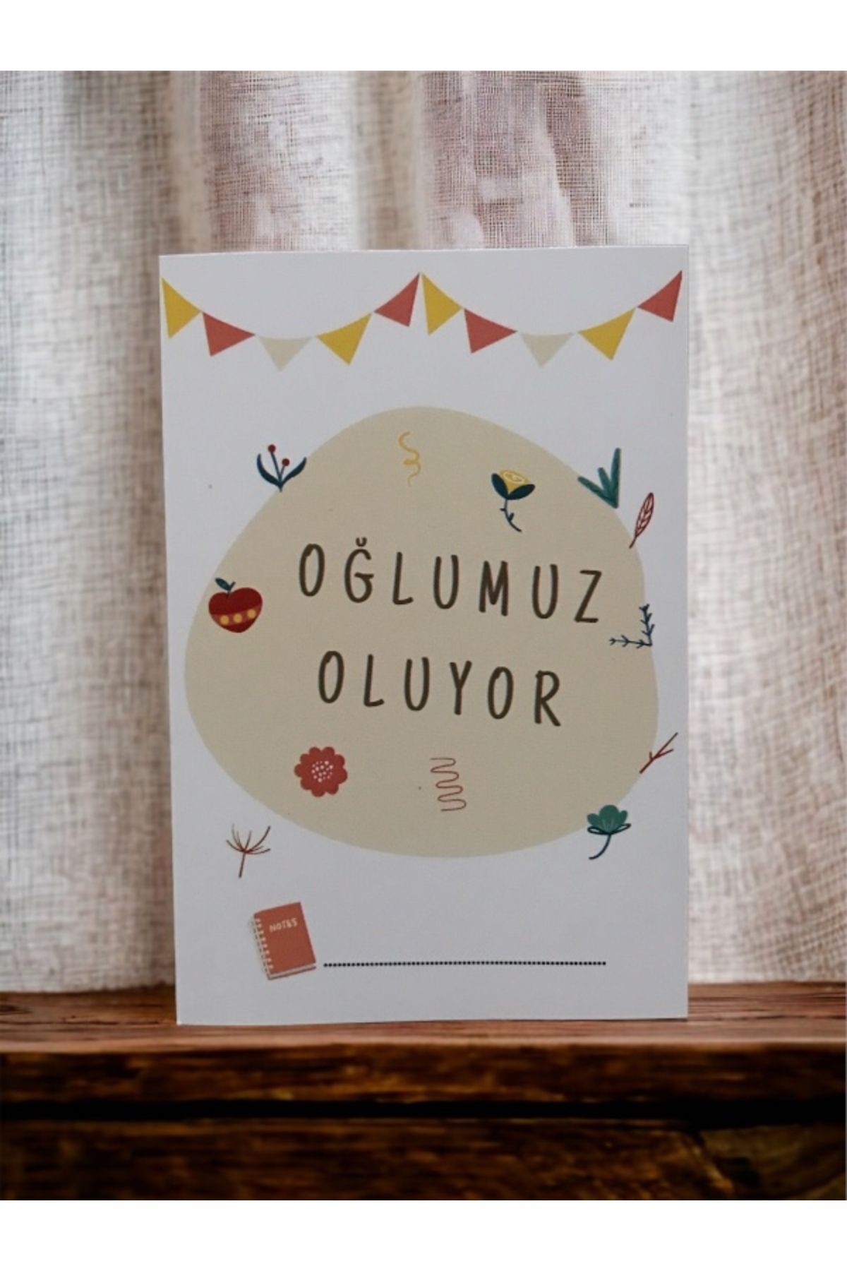 Oğlumuz Oluyor Müjde Anı Kartı - Hamile Anı Kartı