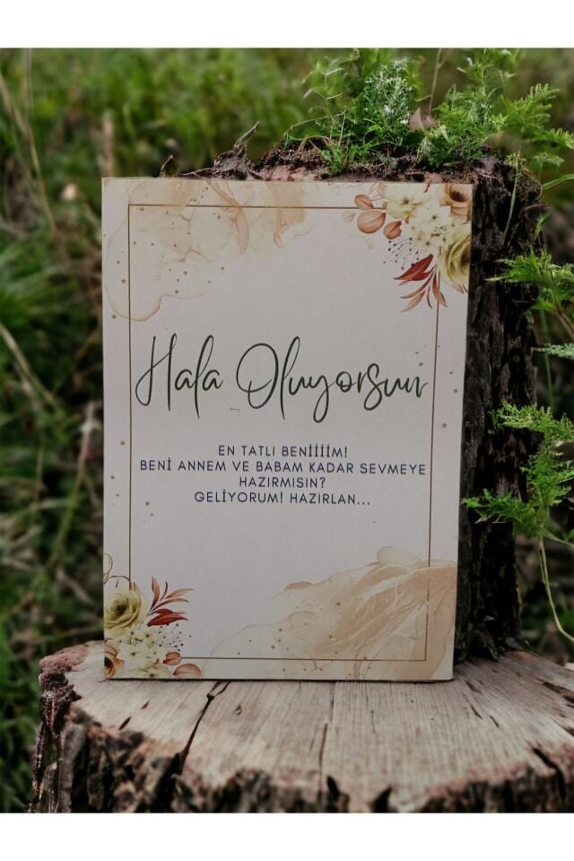 Hala Oluyorsun Müjde Anı Kartı - Hamile Anı Kartı