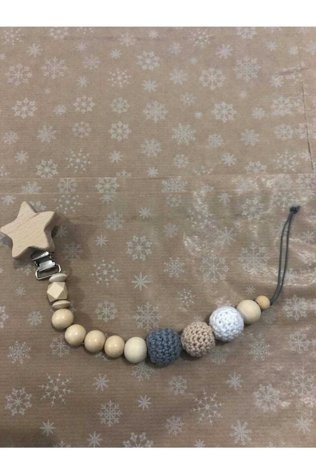 Emzik Zinciri Emzik Askısı Emzik Ipi Bebek Hediyelik Isimli Emzik Zinciri