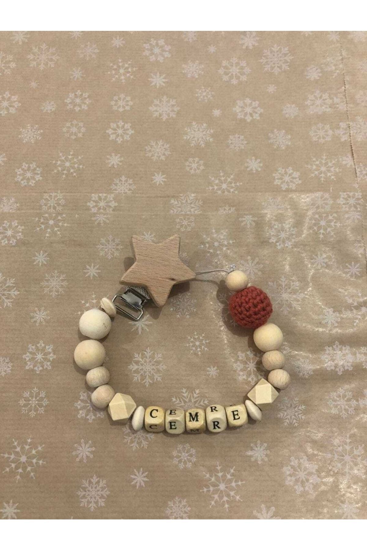 Emzik Zinciri Emzik Askısı Emzik Ipi Bebek Hediyelik Isimli Emzik Zinciri