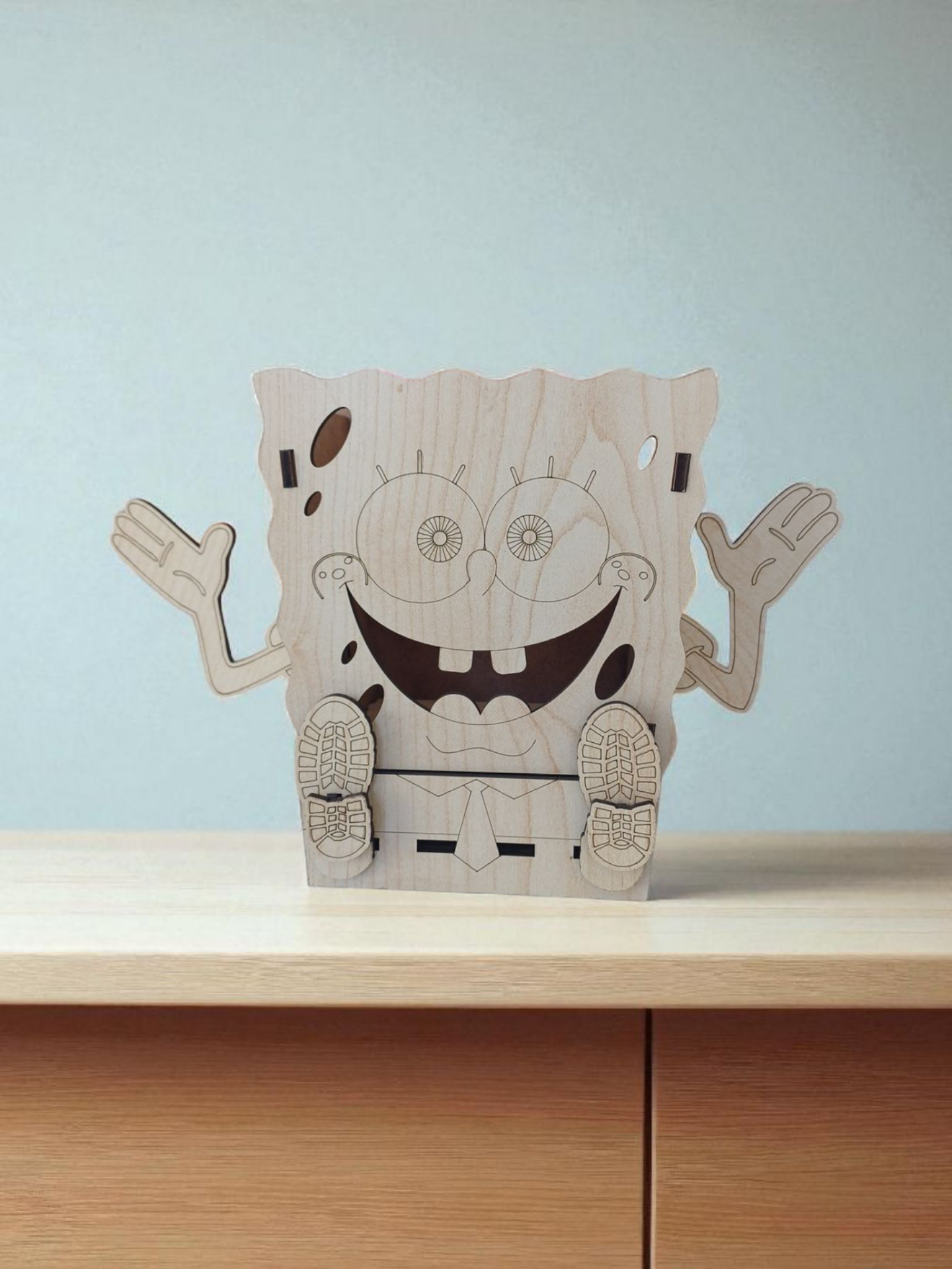 Masa Üstü Sünger Bob Kalemlik