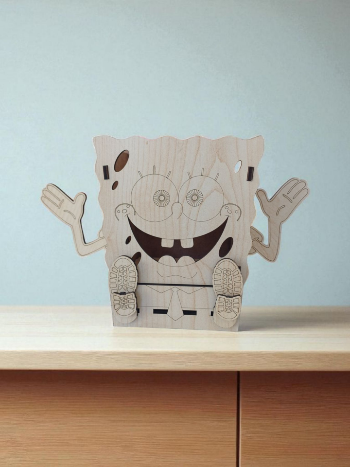 Masa Üstü Sünger Bob Kalemlik