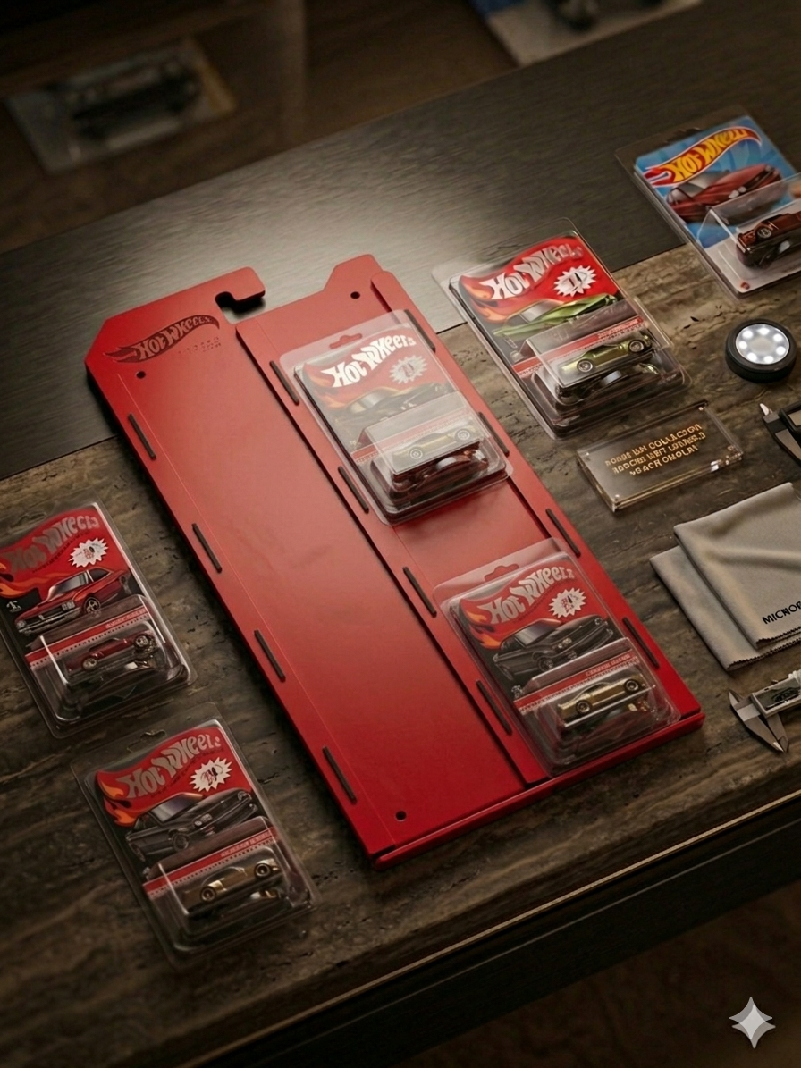 Premium Araba Sergileme Rafı – Premium Kart Standı | Ahşap Koleksiyon Standı